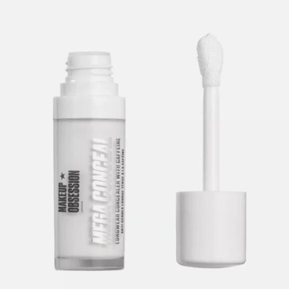 Revolution | White (01) | Mega Conceal Longwear Concealer with Caffeine - Picture 1 of 6